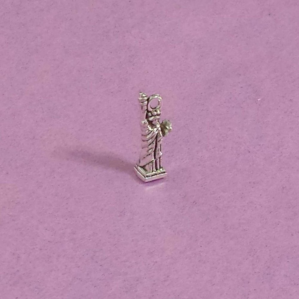 Silver Statue of Liberty Charm